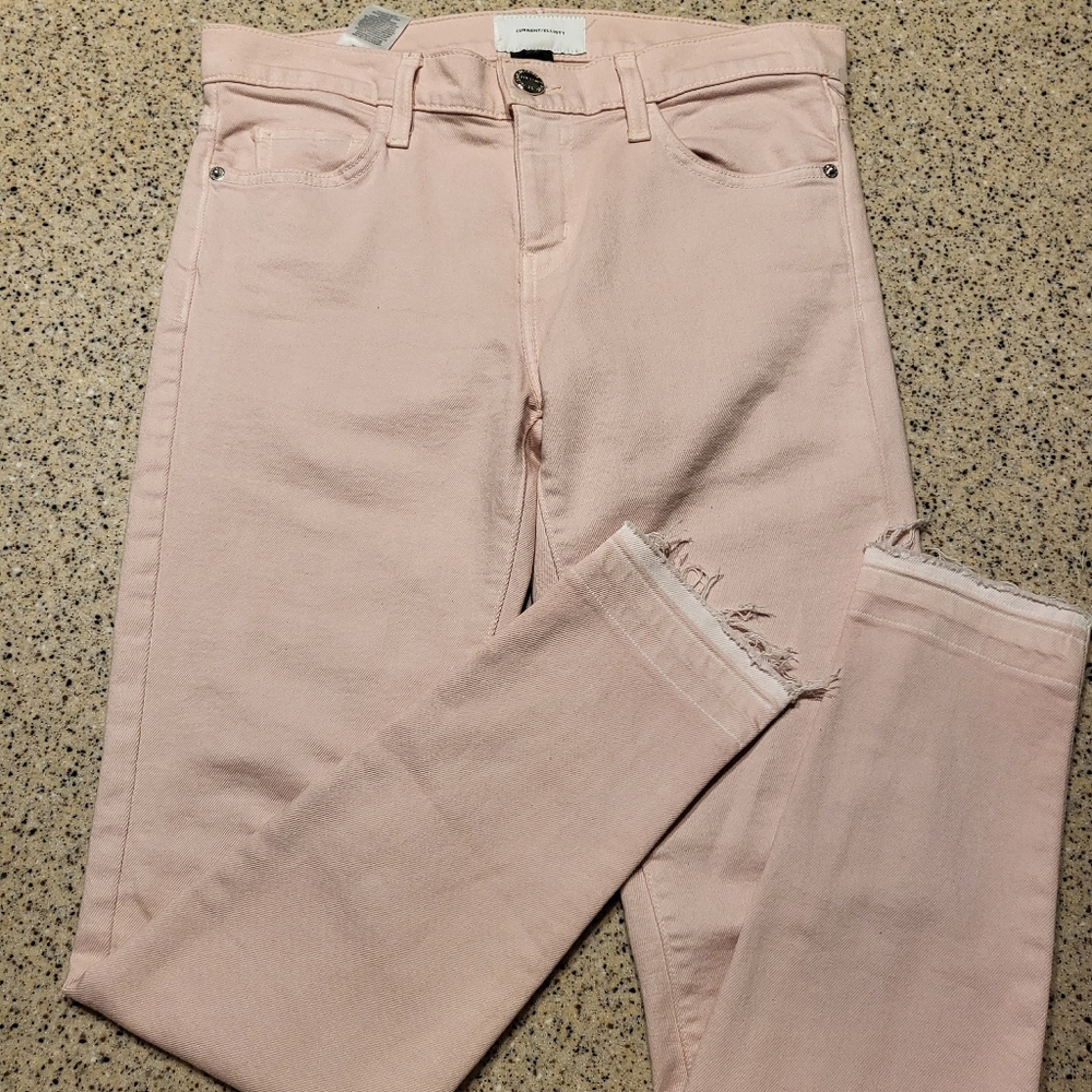 Current Elliot SZ 26 Pink Skinny Jeans